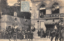 93-MONTREUIL- L'ARRIVEE DE MR BERTEAUX MINISTRE DE LA GUERRE - Montreuil