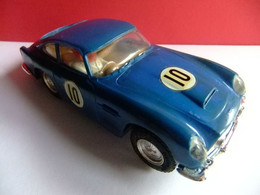 SCALEXTRIC Triang ASTON MARTIN DB 4 GT MM / C 68 Azul # 10 Made In England - Circuitos Automóviles