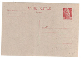 Carte Postale ENTIER 3,50 F Gandon Carton Gris Sans Date Storch E2 Yv 716B-CP2 - Cartes Postales Types Et TSC (avant 1995)