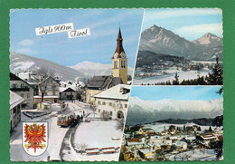 TIROL  IGLS CPSM Année 1960 MULTIVUES Village Sous La Neige Hauteur 870 M   état Voir Scannes Recto Verso - Igls