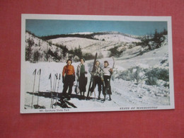 Washington > Mt  Spokane  State Park     Female Skiers Ref 4466 - Spokane