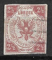 Allemagne    Lubeck  Rare        N° 4  Oblitéré     B/TB   - Lübeck