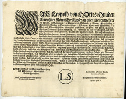 Patent Dekret 1697 WIEN Kaiser Leopold Verhaftung Von Herumtreibern In Ungarischer Kleidung - Decreti & Leggi