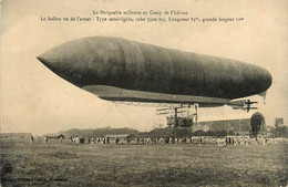 Camp De Châlons * Mourmelon * Un Dirigeable Militaire Français * Zepellin * Ballon - Camp De Châlons - Mourmelon