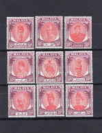 Malaya/Malaysia 1955 - Stamps 9 V - MNH** - Johore