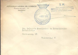 CARTA 1970 MADRID - Postage Free