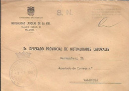 CARTA 1970 MADRID - Franchigia Postale