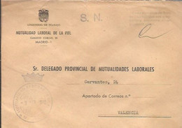 CARTA 1970 MADRID - Portofreiheit