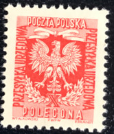 Polska - Polen - P4/5 - Mng - 1954 - Michel 25 - Staatswapen - Dienstzegels