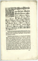 Maria Theresia 1754 Polizeipatent Wien Freiherr Von Haugwitz Mannagetta Sehr Interessant - Gesetze & Erlasse