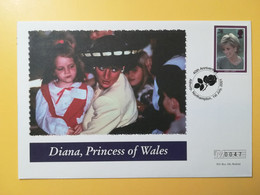 2001 FDC BUSTA PRIMO GIORNO GRAN BRETAGNA LADY D DIANA SPENCER PRINCESS OF WALES  GREAT BRITAIN FIRST DAY COVER - 2001-2010 Decimal Issues