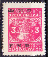 YUGOSLAVIA - JUGOSLAVIA - ERROR  " BROKEN OVERPRINT"  - Mi. 603 - **MNH - 1951 - Collections, Lots & Series