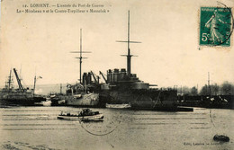 Lorient * Entrée Du Port De Guerre * Navire LE MIRABEAU Et Contre Torpilleur MAMELUK * Bateaux - Lorient