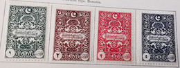 Turquie 1921 Lot De 4 Timbres Taxes Y&T N° 60 à 63 - NEUFS - Nuovi