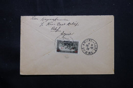 SYRIE - Enveloppe De Alep Pour La France En 1929, Affranchissement Au Verso - L 75452 - Lettres & Documents