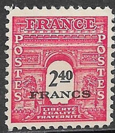 France 1945. Scott #523I (M) Arc De Triomphe - 1944-45 Triomfboog