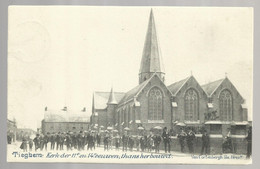 ***  TIEGHEM  ***  -   Kerk Der 11e En 14e Eeuwen, Thans Herbouwd - Anzegem