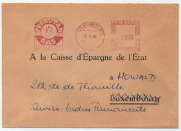 LUXEMBOURG - ENERGIE - GAZ / 1980 EMA ILLUSTREE SUR LETTRE  (ref LE4307) - Franking Machines (EMA)