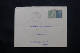 NOUVELLE CALÉDONIE - Enveloppe De Nouméa Pour Sydney En 1913 - L 75464 - Lettres & Documents