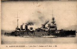 MARINE De GUERRE FRANCAISE "Jules Ferry" Croiseur De 1re Classe - Krieg