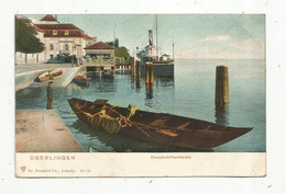 Cp , Allemagne ,  ÜBERLINGEN ,  Dampfschifflandeplatz ,union Postale Universelle , Voyagée 1910 - Überlingen