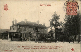 75 - PARIS - Arrondissement 19 - Abattoirs De La Villette - Attelage Cheval - Ouvriers - Tout Paris - Arrondissement: 19