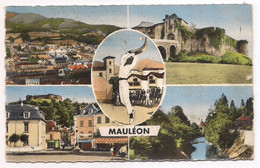 Mauléon , Vue Générale ,chateau Fort, Pelotari,carrefour Croix Blanche, Le Gave - Mauleon