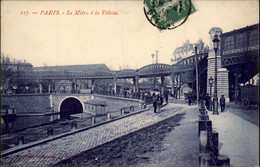 75 - PARIS - Arrondissement 19 - Métro à La Villette - - Arrondissement: 19