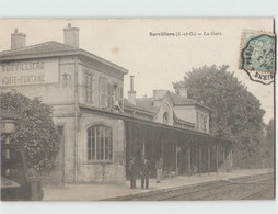 95 SURVILLIERS ... Morte-Fontaine . La Gare () Circulée En 1904 - Survilliers