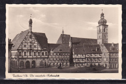 136U * FORCHHEIM * DER ROMANTISCHE RATHAUSPLATZ * 1955  **! - Forchheim