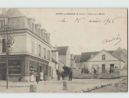 95 ROISSY EN FRANCE ... Place De La Mairie (Guéret-Doyen) Circulée En 1906 . Carriole - Roissy En France