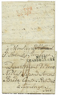 "Association GRANDE ARMEE Et DEBOURSE DEPARTEMENT CONQUIS" : 1813 N°19 GRANDE ARMEE Sur Lettre Avec Texte De "DRESDEN" P - Army Postmarks (before 1900)