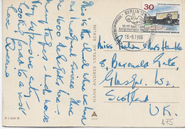 3565  Postal Berlin 1966, Kongress XlV   Internat Hebammen, XlV  Congreso Matronas , Bebes, Niños, Enfermeras, Medicina - Lettres & Documents