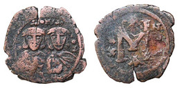Léon III (717 - 741) - Follis De Cuivre ; Constantinople. - Byzantinische Münzen
