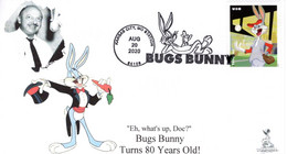 Bugs Bunny 80th Anniversary First Day Cover, With Black & White Pictorial Local Postmark  #9 Of 10 - 2011-...