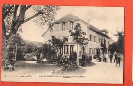 ZBQ-37 RARE Boudry Près De Neuchâtel, Institut Müller-Thiébaud  TRES ANIME. Circulé En 1907 - Boudry