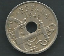 Espagne Spain 50 Centimos 1949 -  Pieb 24707 - 50 Centimos