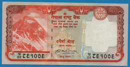 NEPAL  	  20 Rupees  	  ND (2009-2010)   P# 62a  Mount Everest - Nepal