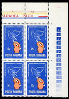 ROMANIA 1974 Struggle For Freedom Block Of 4 MNH / **..  Michel  3220 - Nuevos