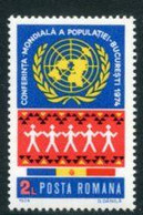 ROMANIA 1974 Census Congress MNH / **..  Michel  3218 - Nuovi