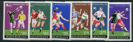 ROMANIA 1974 Football World Cup  MNH / **.  Michel 3203-08 - Neufs