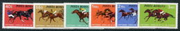 ROMANIA 1974 Horse Racing MNH / **..  Michel 3182-87 - Nuevos