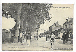 LA BASSE INDRE Loire Atlantique La Promenade Des Quais Animation 1915   ...G - Basse-Indre