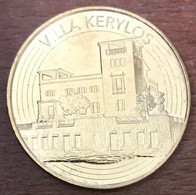 06 BEAULIEU-SUR-MER VILLA KÉRILOS MDP 2016 MÉDAILLE SOUVENIR MONNAIE DE PARIS JETON TOURISTIQUE TOKEN MEDALS COINS - 2016