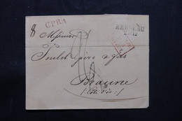 POLOGNE / ALLEMAGNE - Marque Postale De Breslau ( Wrocław ) Sur Lettre Pour La France - L 75561 - ...-1860 Prefilatelia