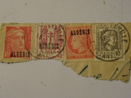 ALGERIE  1947 Sur Papier - Storia Postale