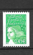 2002 -France -Marianne 14 Juillet/ YT 3458b ./  MNH** - 1997-04 Marianne Of July 14th