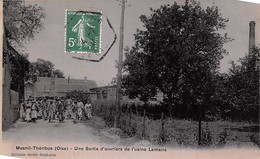 Mesnil-Théribus         60        Sortie D'ouvriers De L'usine Lemaire               (voir Scan) - Autres & Non Classés