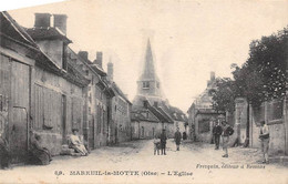 Mareuil La Motte         60        Rue  Et église            (voir Scan) - Sonstige & Ohne Zuordnung