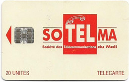 Mali - SoTelMa - Orange Logo, Cn. C46145510, SC7 Iso, 03.1995, 20U, Used - Mali